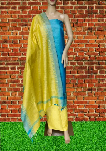 Cotton Khadi Dress Material
